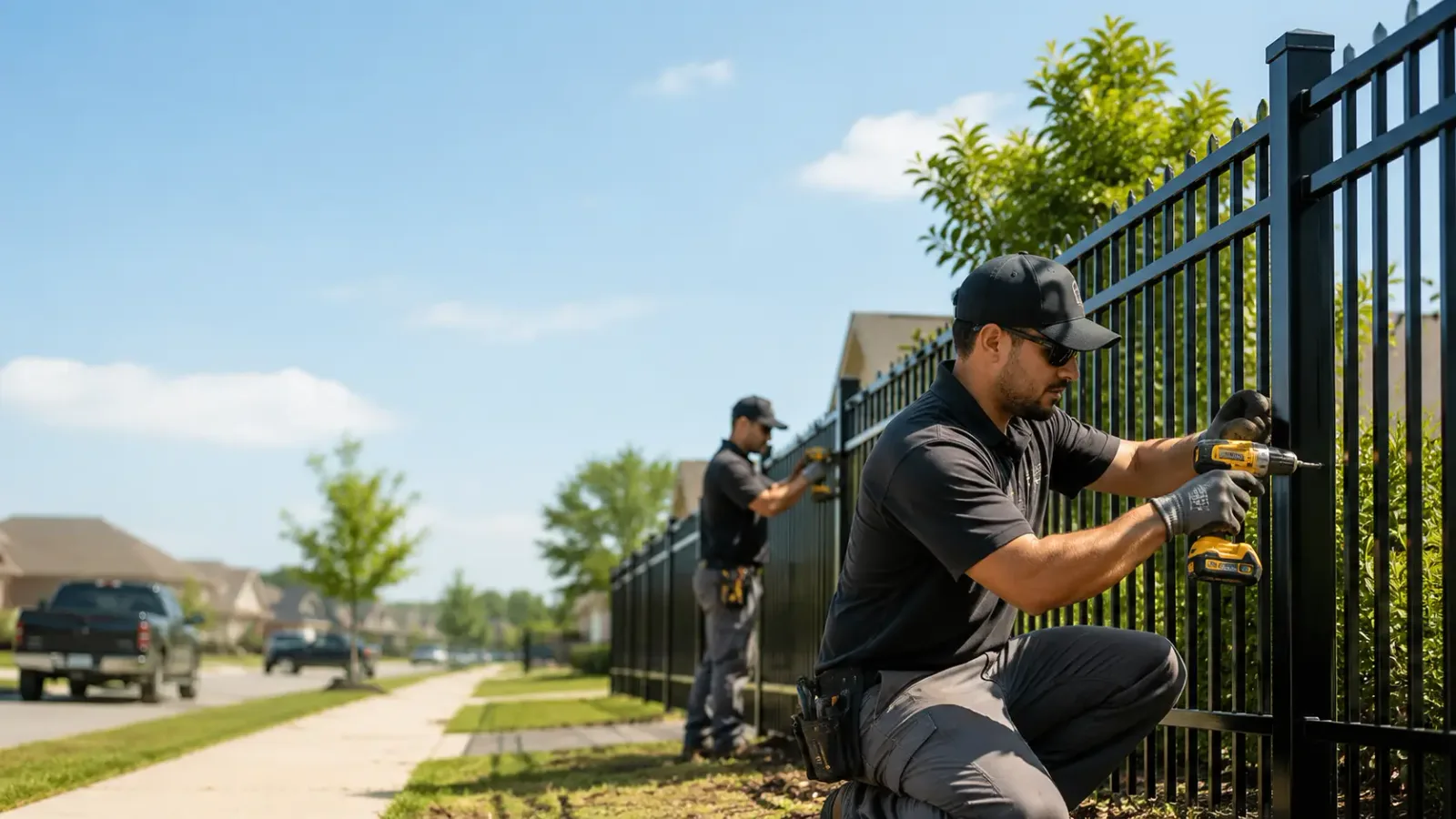 Metal Fence Installation in Wingate, TX
